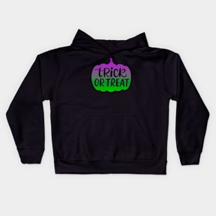 Pumpkin Trick or treat Halloween Kids Hoodie